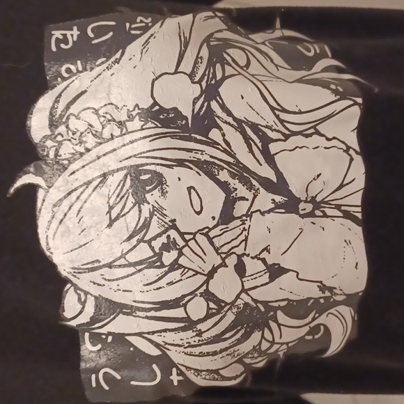 4/$80 Black Anime Tee - Size Small - Picture 2 of 7
